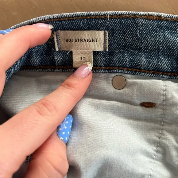 Madewell Women's Light Blue Straight-Leg Jeans - Picture 6 of 6